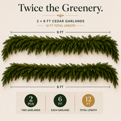 Velmora 6ft Cedar Garlands