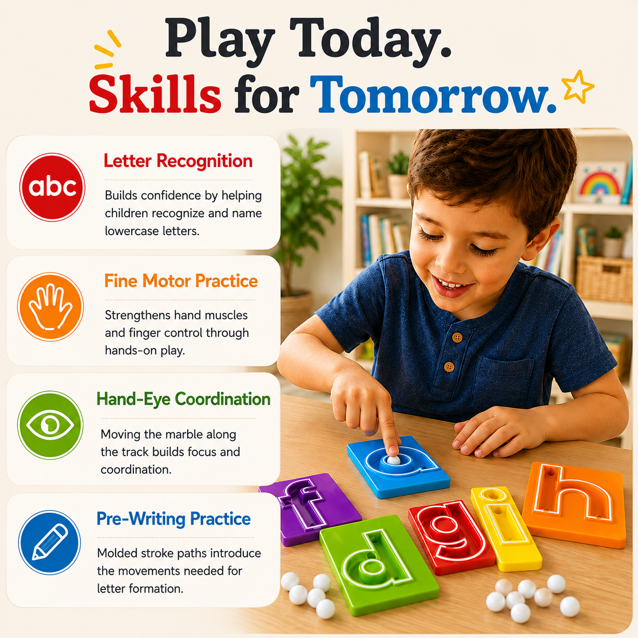 Velmora LetterGlide™ Learning Set
