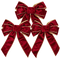 3pcs Velvet Ribbons